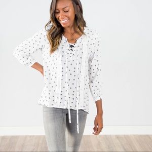 Demi Printed Top by Shop Stevie